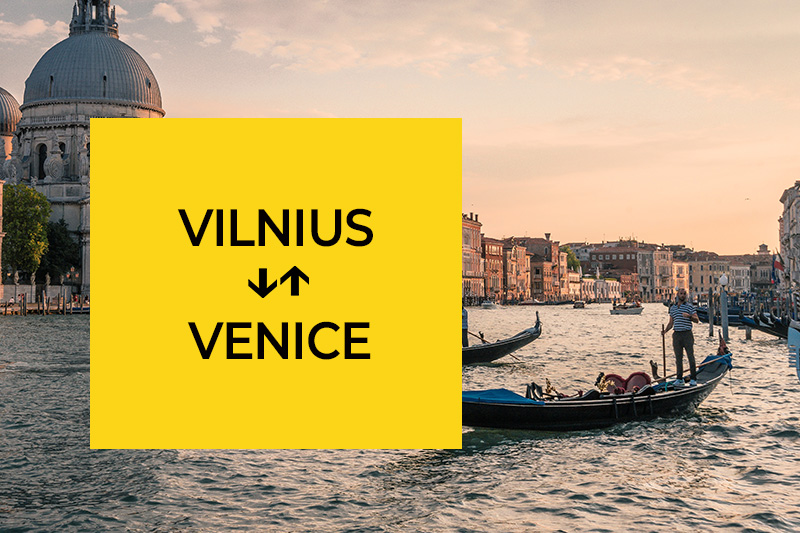 Transfer from Vilnius to Venice