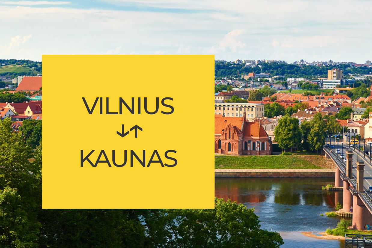 Pervežimai iš Vilniaus į Kauną